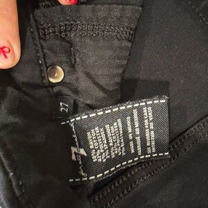 7 For All Mankind Dark Wash Skinny Jeans